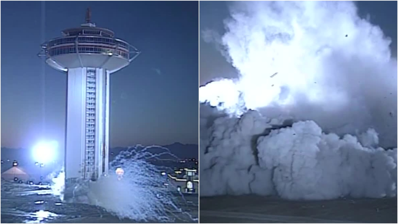 What Las Vegas Hotel Was Imploded In 1993 Tropicana implosion countdown: Watch eight historic Las Vegas hotel