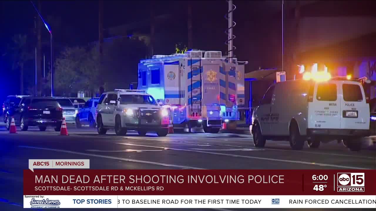 Man dead after shooting involving Scottsdale police late Friday night