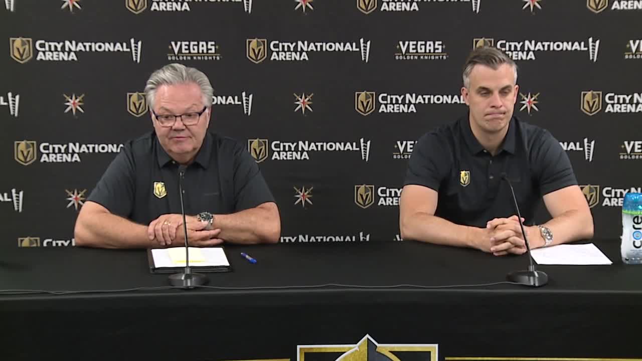 Golden Knights GM, director of scouting hold post-draft press conference