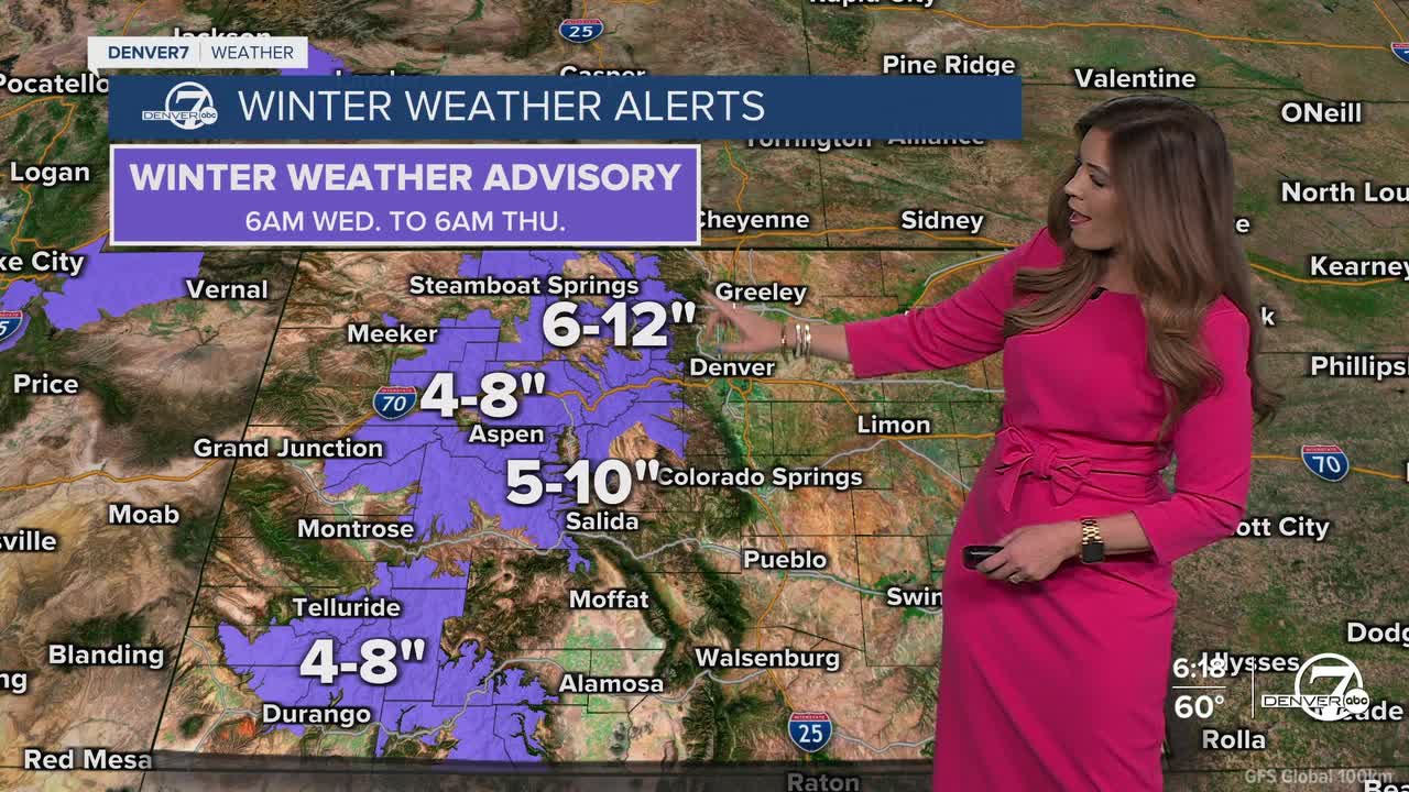 Late night rain in Denver metro; soggy on plains, snowy in mountains ...