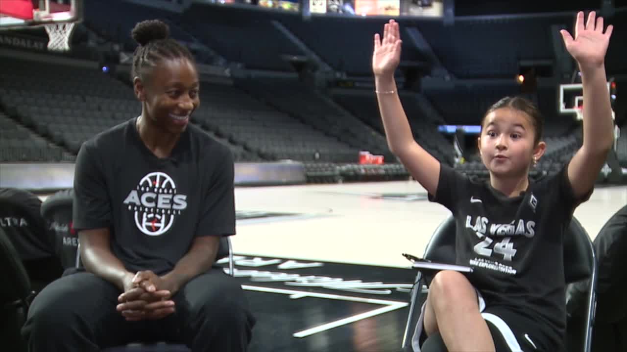Las Vegas Aces guard Jewell Loyd turns fandom into friendship