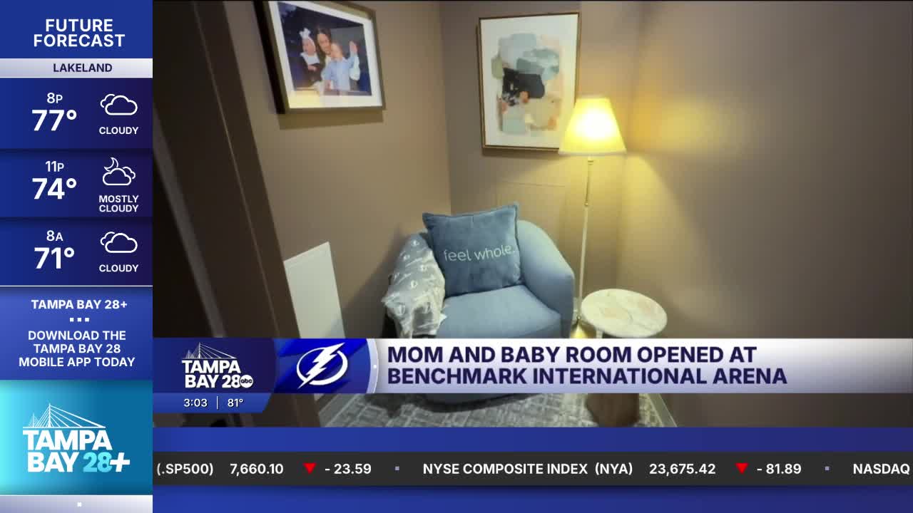 Benchmark International Arena opens nursing room