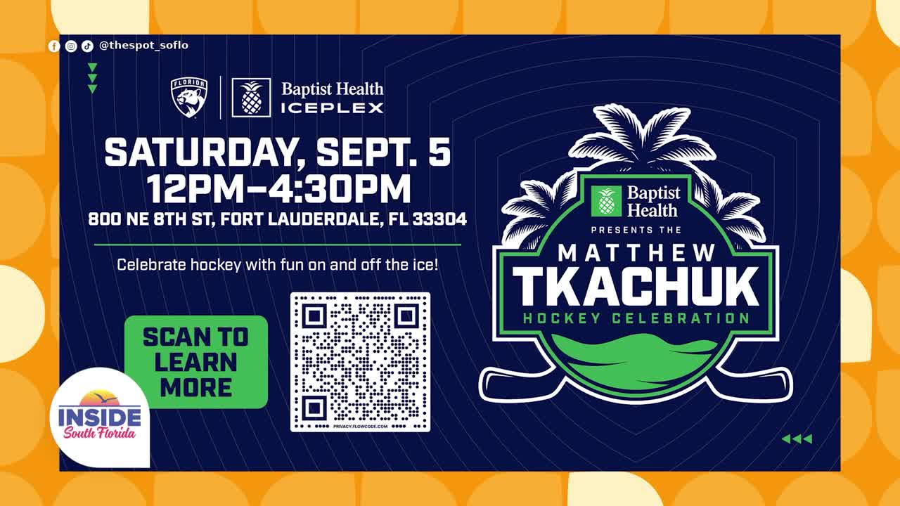 Baptist Health presents Matthew Tkachuk Hockey Celebration coming to the Ice Plex next weekend