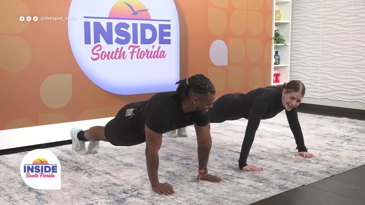 Army veteran and commercial producer Josh Cornelius puts reporter through military fitness test