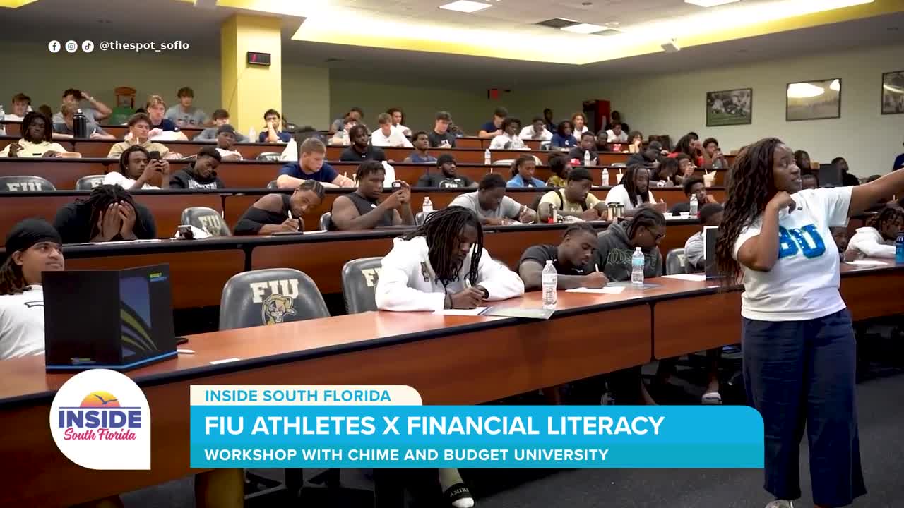 FIU football players receive financial literacy training as NIL opportunities reshape college athletics