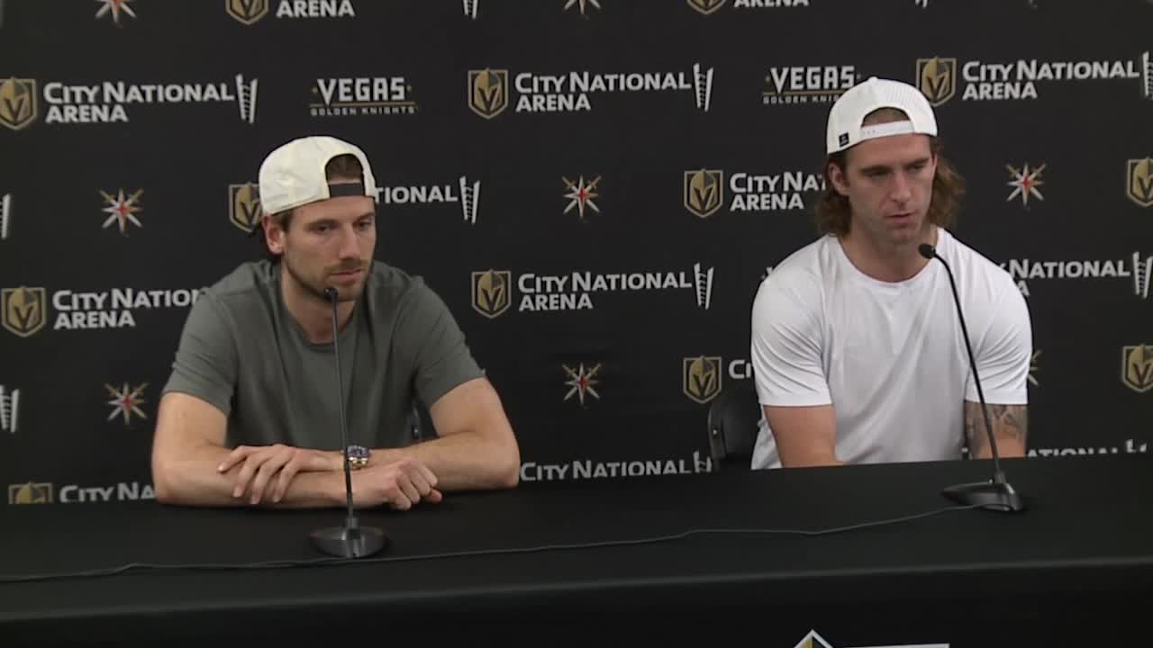 Shea Theodore and Noah Hanifin reflect on Golden Knights season