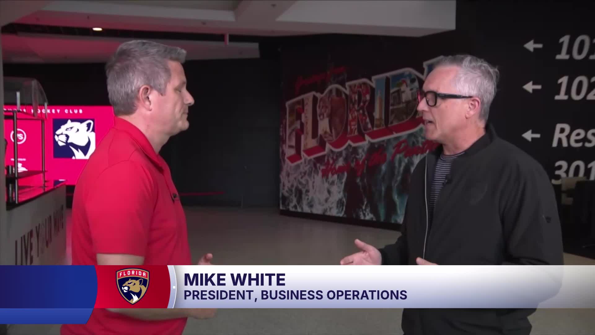 Newly appointed Florida Panthers President of Business Operations excited organization's future