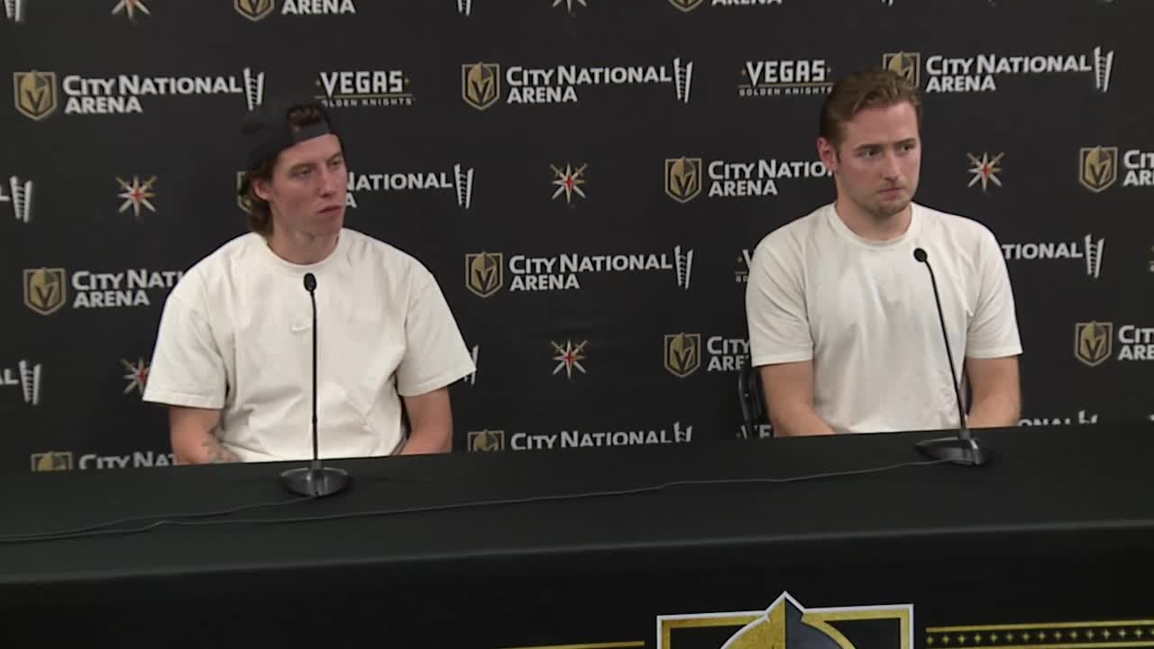 Mitch Marner and Ivan Barbashev reflect on Golden Knights season