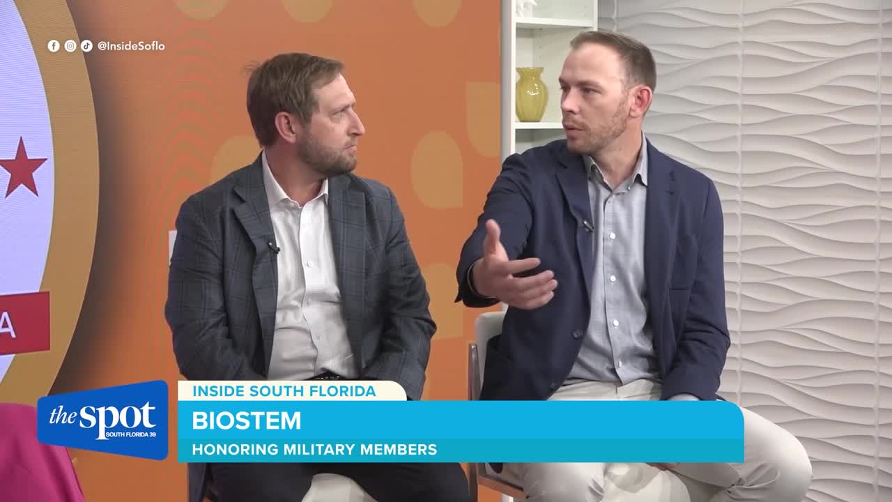 BioStem Technologies honors South Florida veterans through science and Panthers partnerships