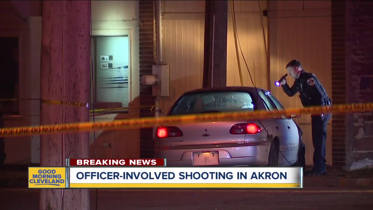 Man hospitalized after police-involved shooting in Akron