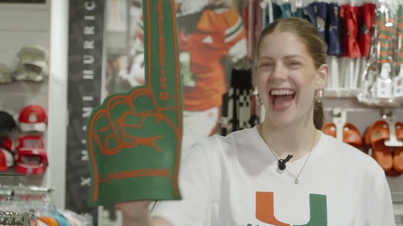 Get ready for game day with the Miami Hurricanes foam finger at CanesWear